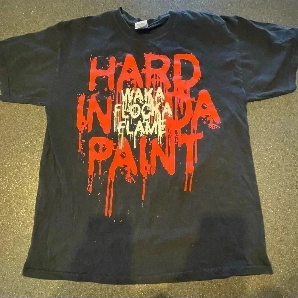 Waka Flocka Flame Black Hard In Da Paint Shirt Sz L